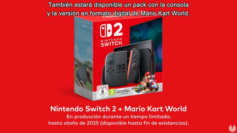 Nintendo avisa: el pack de Switch 2 con Mario Kart World no estará disponible para siempre y pone fecha límite