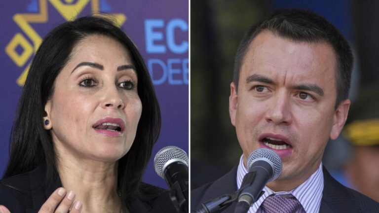 Ecuador: Noboa y González encaran la recta final del balotaje con el más reñido panorama