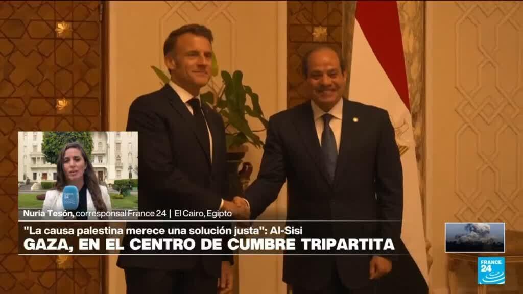 Informe desde El Cairo: Gaza, en el centro de la visita de Macron a Egipto