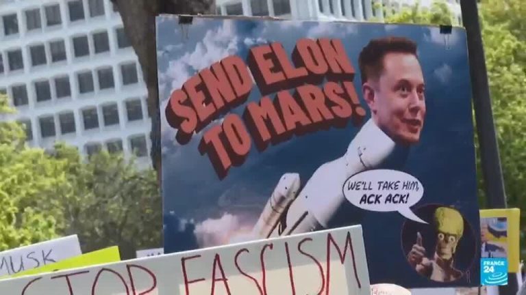 Trabajadores de Silicon Valley protestaron contra Trump, Musk, Bezos y otros