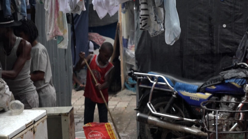 En Haití, la temporada de lluvias es un calvario para los desplazados