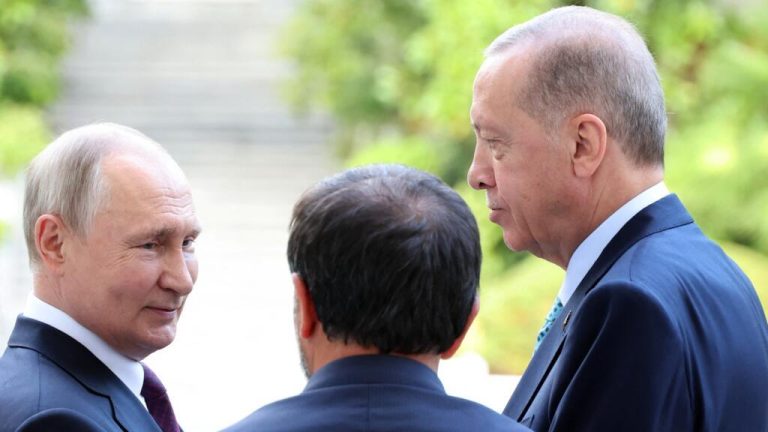 Los esfuerzos para poner fin a la guerra en Ucrania están en un "punto de inflexión histórico", dice Erdogan a Macron