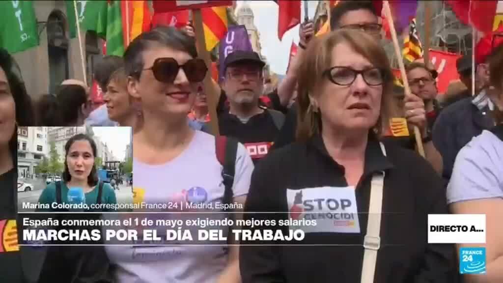 Directo a... Madrid y las marchas por el Día Internacional del Trabajo en Europa