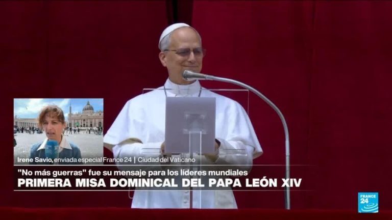¡No más guerra!, dijo León desde la logia de la basílica de San Pedro