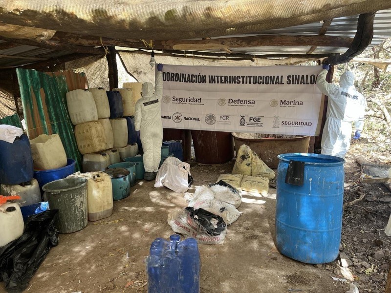 Desmantelan narcolaboratorio de metanfetaminas en Hidalgo