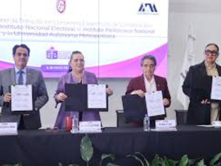 INE y UAM firman acuerdo para producción de tinta indeleble