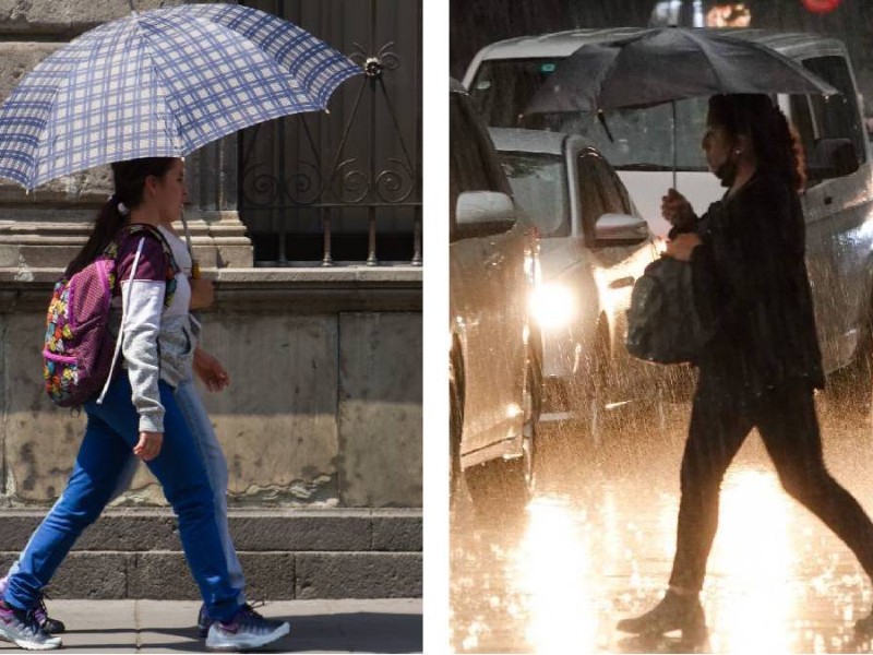 Lluvias y calor extremo azotan a México hoy