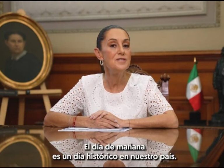 Sheinbaum hace último llamado a participar en elección judicial