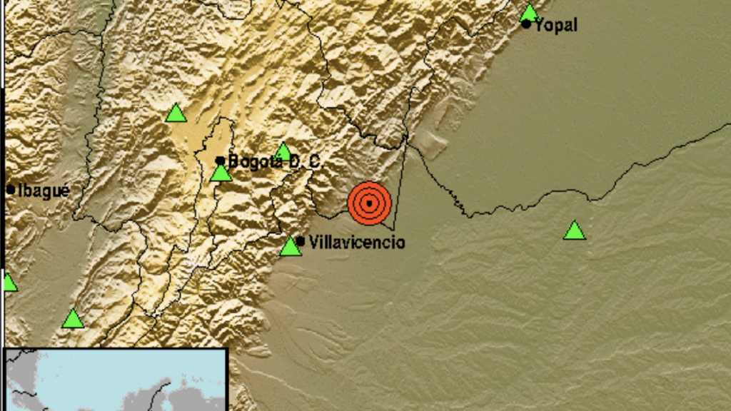 Fuerte sismo de magnitud 6,5 sacudió Colombia este domingo