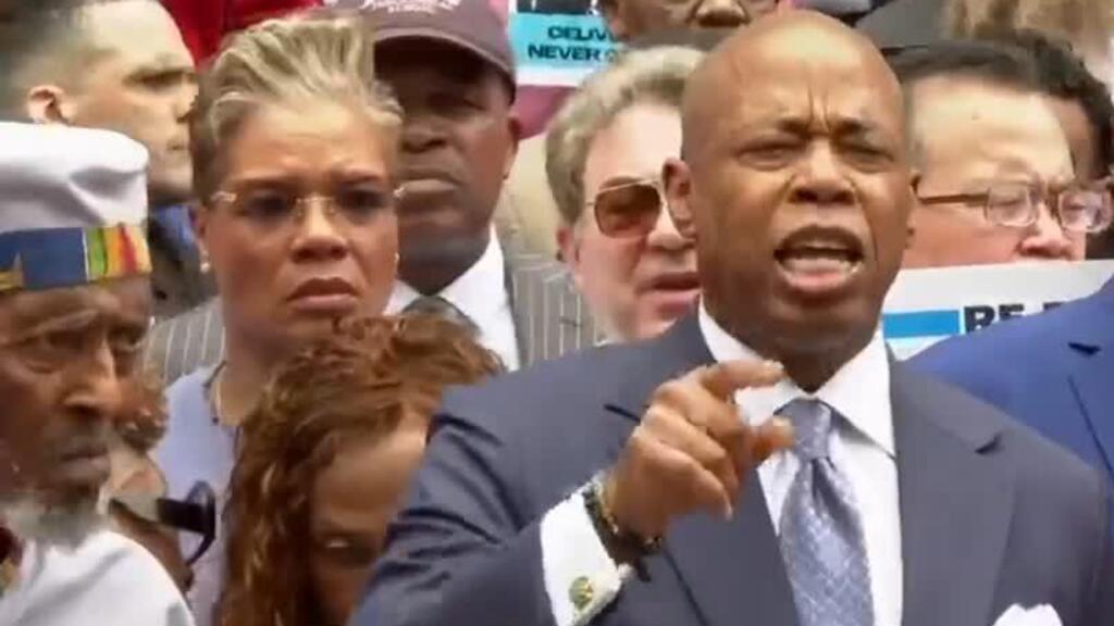 Eric Adams lanza su campaña de reelección en Nueva York