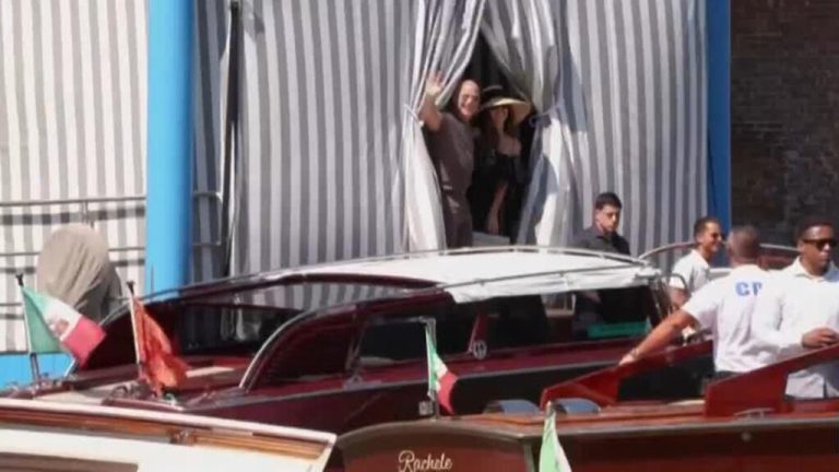 Protestas y opulencia: así fue el tercer día de la boda de Jeff Bezos en Venecia