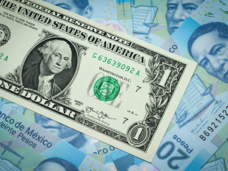 Precio del dólar este 9 de junio en México: 19.13